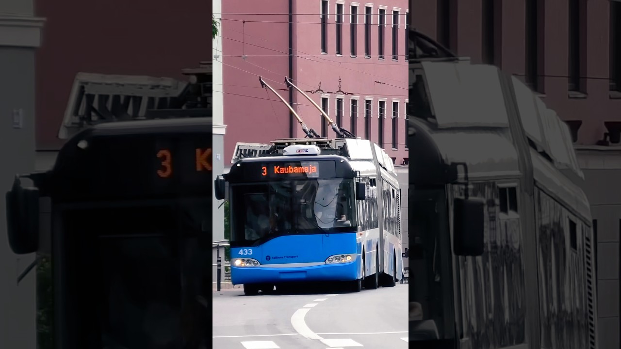 Tallinn Trolleybus before closure 🇪🇪 Solaris Trollino 18