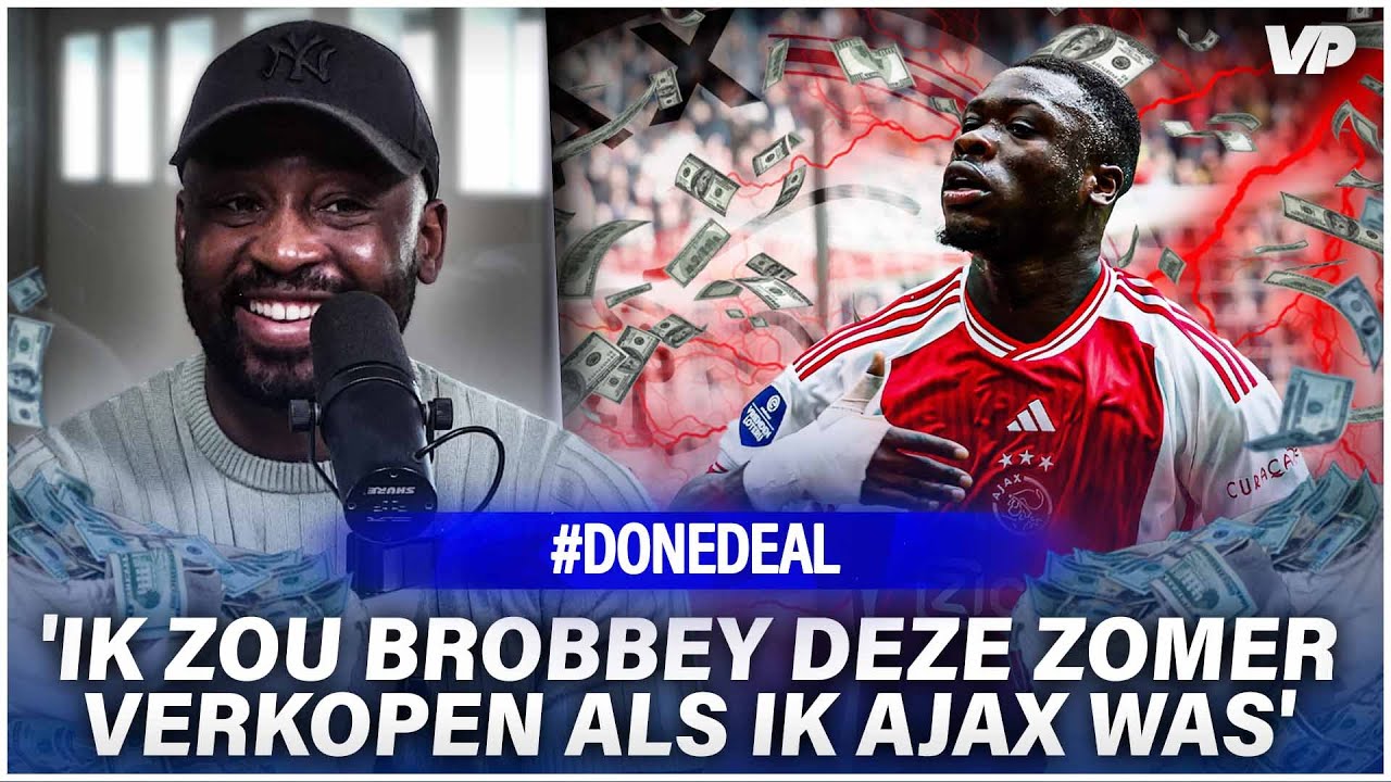Thumbnail for article: 'Brobbey is geen verfijnde speler, hij kan niet zo goed meevoetballen als De Jong'