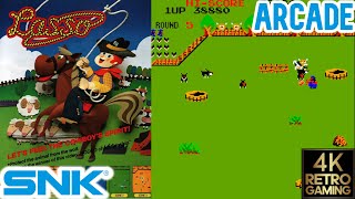 Lasso Arcade ( SNK 1982 ) 4k Gameplay