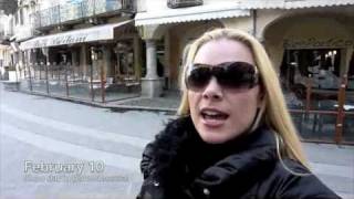 Amanda Somerville Video Blog - Domodossola, Italy 10.02.2010