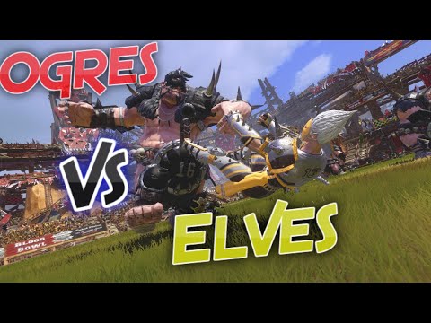 Snotlings Vs Elves.Is This Fair?!  [AndyDavo Blood Bowl 2]