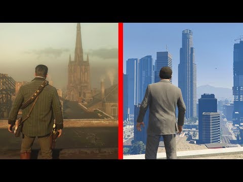 6 GRÜNDE warum Red Dead Redemption 2 BESSER als GTA 5 ist !
