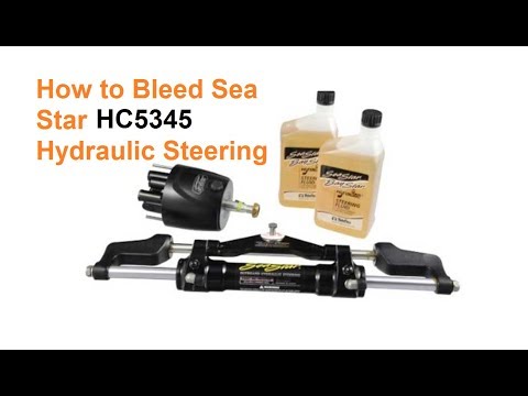 Bleeding a Sea Star Hydraulic Steering System