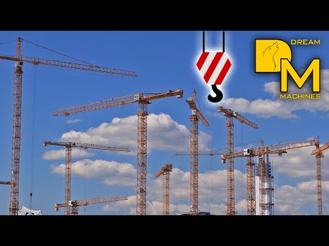 Imposanter Anblick! 20 Turmdrehkrane im Kranballett 🏗️  Megabauwerk Großbaustelle Hafencity Hamburg
