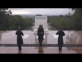 Through severe storms, sentinels at the Tomb of the Unknown Soldier keep watch