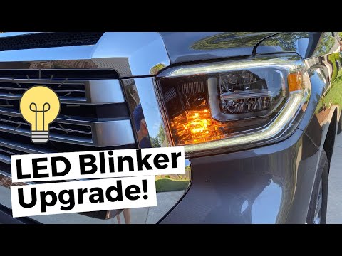 Replacing The OEM Turn Signal With LED // 2019 Toyota Tundra Limited Crewmax