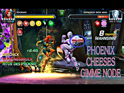 Mcoc | Act 6.4.1 - Gimme Path | 6* r2 (sig. lvl 107) Phoenix vs. Superior Iron Man