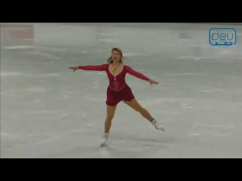 Tatiana KHOVRATOVICH. Oberstdorf 2018. Bronze Ladies III B - Free Skating. 1 place