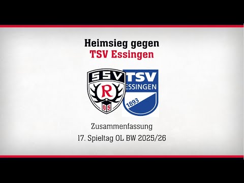 SSV Reutlingen 05 – TSV Essingen 3:0 | Oberliga Baden-Württemberg 2025/26 | Matchday 17