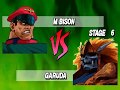 Bison VS True Garuda (Hidden Boss)-Street Fighter EX Plus Alpha