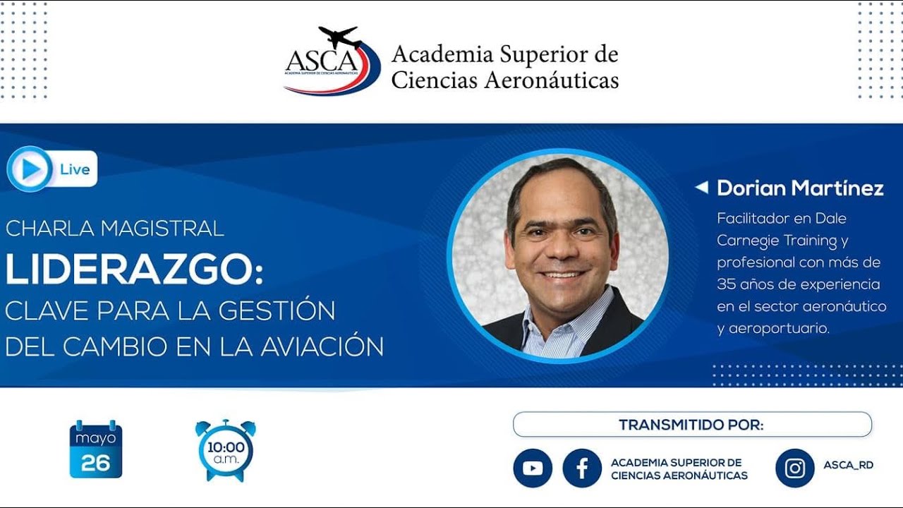 Charla «Liderazgo: clave para la gestión del cambio en la aviación»