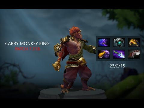 MONKEY KING with diffusal blade / patch 7.31b / dota 2 gameplay