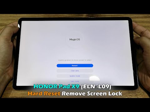 HONOR Pad X9 (ELN -L09) Hard Reset Remove Screen Lock