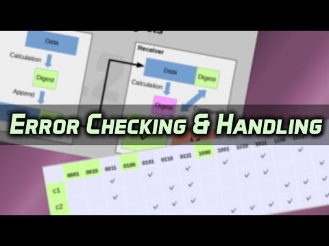 Error Checking & Handling + The Hamming Code!