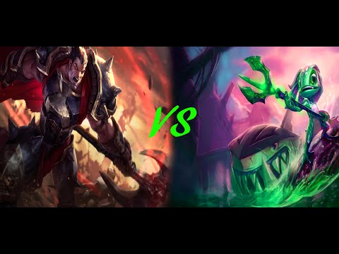 Darius Vs Fizz top lane gameplay Ranked solo patch 6.11 (Platinum elo)