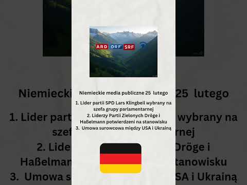 NIEMIECKIE MEDIA PUBLICZNE 26 LUTEGO