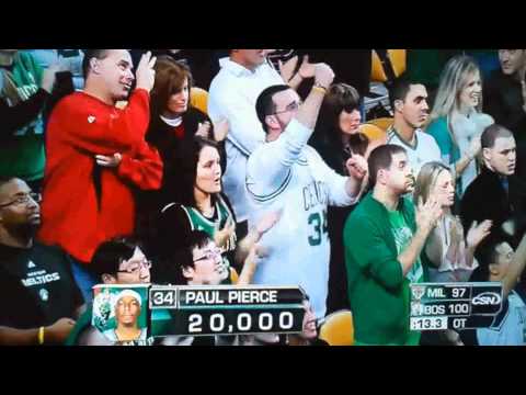 Boston Celtics Paul Pierce hits 20,000th point