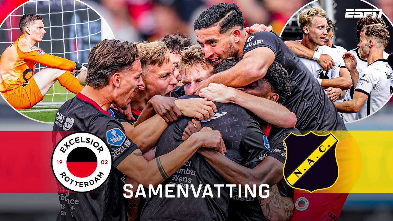 Thumbnail for article: Samenvatting: Excelsior heeft bijna remontada te pakken, maar NAC promoveert toch