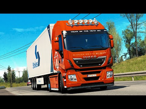 Transporting Yogurt | IVECO Hi-Way Reworked | Euro Truck Simulator 2 Gameplay
