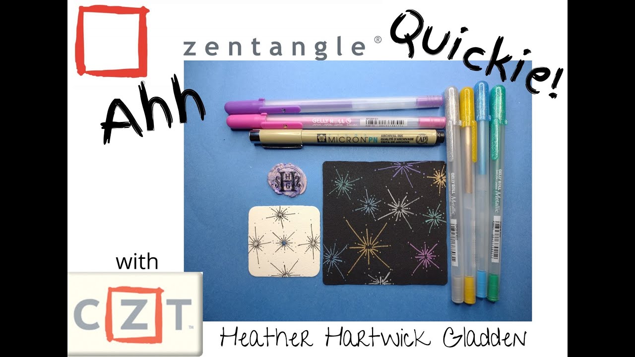 Ahh | Zentangle® Quickie