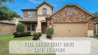 2315 Snowy Egret Drive Katy, TX 77494 | Home Tour