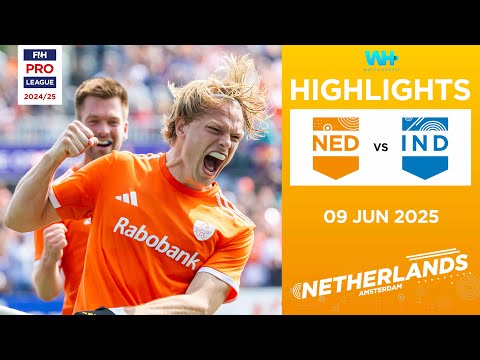 FIH Hockey Pro League 2024-25 Highlights: Netherlands vs India (M) | Match 2