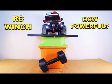 RC Winch Lifting Test