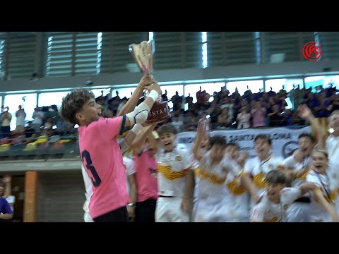 Resum Final Copa Catalunya Infantil FS 25: CFS Eixample 2 (7) - 2 (8) Industrias Santa Coloma
