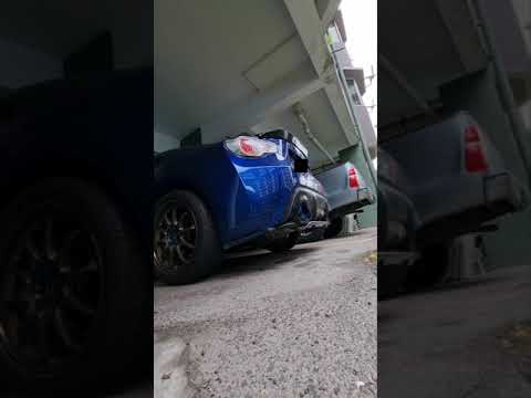 Tomei Expreme Ti Type-80 on ZC6 BRZ with stock header & front pipe COLD START!