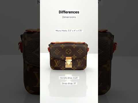 Comparing the Louis Vuitton Pochette Metis and the Micro Metis
