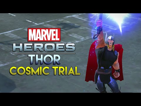 Marvel Heroes 2015 - Midtown Manhattan Cosmic Trial with Thor Gameplay! | Thor Hybrid Build