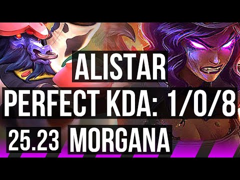 ALISTAR & Tristana vs MORGANA & Kai'Sa (SUP) | 1/0/8 | KR Master | 25.23