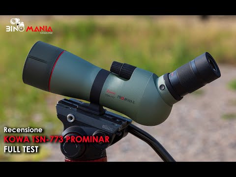 KOWA TSN-773 PROMINAR spotting scope review (with english subtitles)
