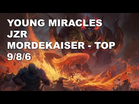 Young Miracles Jzr Top Mordekaiser vs Sett - KR Challenger Patch 10.8