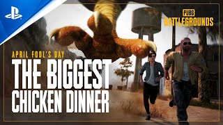 PlayStation PUBG: Battlegrounds - Monster Chicken Royale (April Fool's Day) | PS4 anuncio