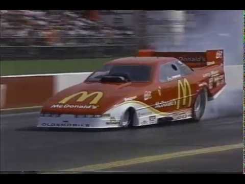 Drag Racing 1992 NHRA US Nationals FUNNY CAR Round 2 Part 1