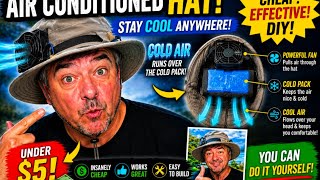 DIY Air Conditioned Hat | Cheap, Simple & Surprisingly Effective