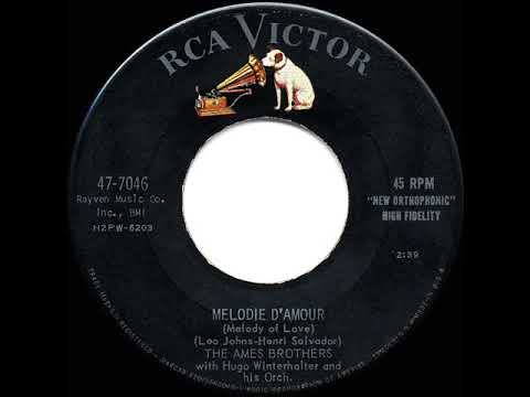1957 HITS ARCHIVE: Melodie D’Amour - Ames Brothers