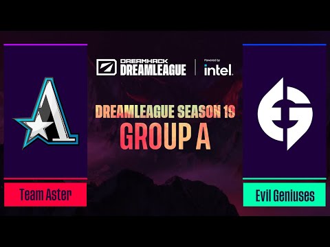 Dota2 - Team Aster vs Evil Geniuses - Game 2 - DreamLeague Season 19 - Group A