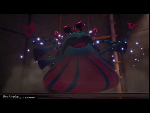 KINGDOM HEARTS III Cutscenes | Monstropolis | 165