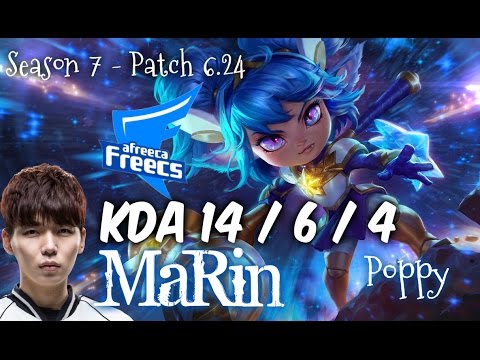 AFs MaRin POPPY vs SINGED Top - Patch 6.24 KR Ranked