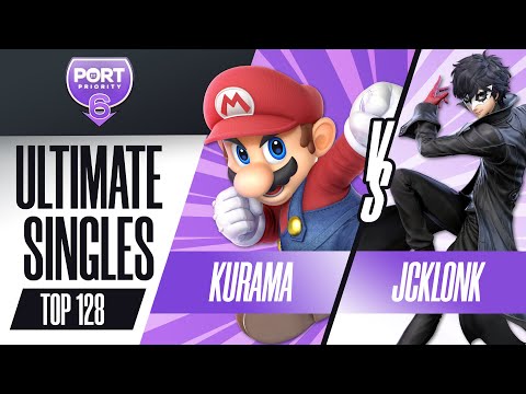 Kurama vs Jcklonk - Ultimate Singles: Top 128 - Port Priority 6 | Mario vs Joker