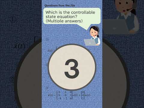 機械システム工学科 Q & A in Control #shorts