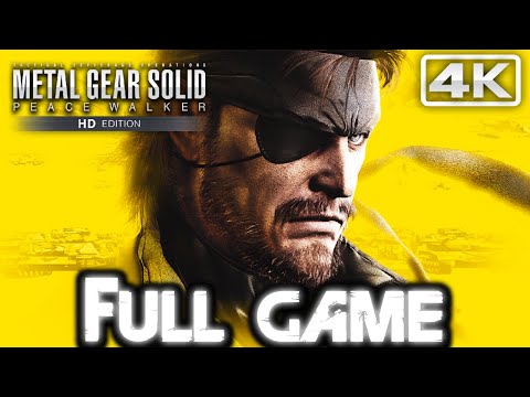 METAL GEAR SOLID: PEACE WALKER Gameplay Walkthrough FULL GAME (4K 60FPS) No Commentary