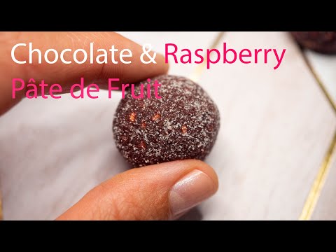 Chocolate Raspberry Pâte de Fruit