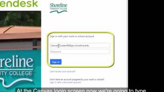 Canvas Login demonstration