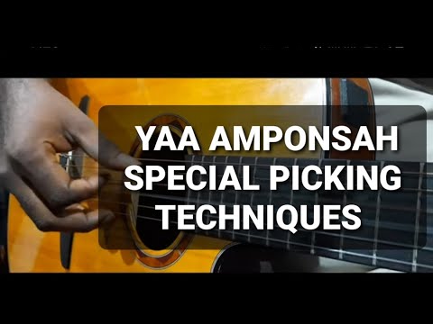 Right hand picking technique for basic Yaa Amponsah highlife guitar Chords