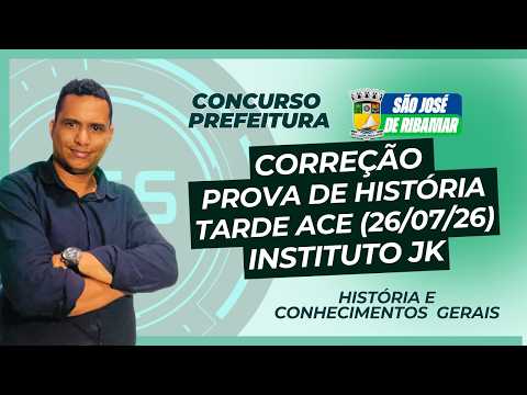 Correção IJK: questões 26 a 29 de História do Maranhão | Prefeitura de São José de Ribamar