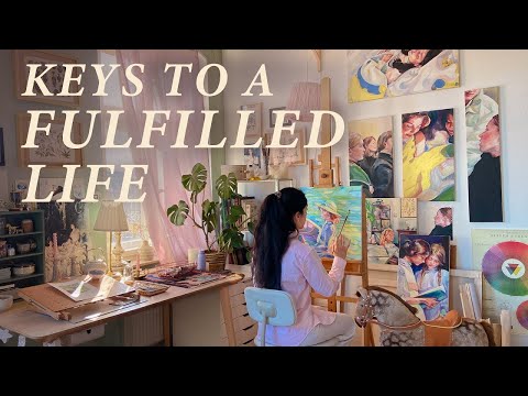Cultivate a Mind to Mastery & Full Potential ☀️ Gouache & Oil Painting +Making Watercolor 🎨 Art Vlog