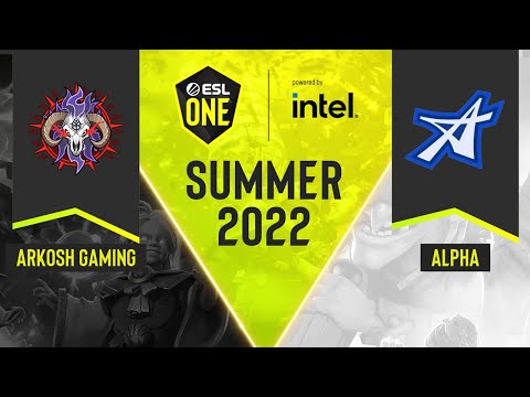 Dota2 - Arkosh Gaming vs ALPHA - Game 3 - DPC NA Tour 3 - ESL One Summer 2022: Division 2